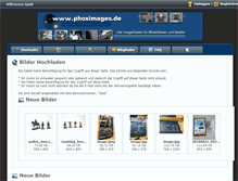 Tablet Screenshot of phoximages.de